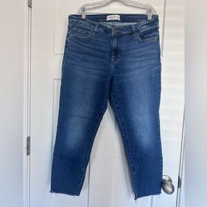 Abercrombie Super Skinny Ankle Mid-Rise Jeans